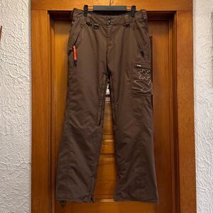 Volcom Never Change Brown Snowboard Ski Pants Women’s Small